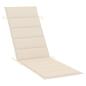 Preview: Schaukelliege mit Auflage Massivholz Teak