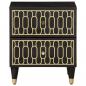 Preview: Nachttische 2 Stk. 40x33x46 cm Massivholz Mango