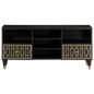 Preview: TV-Schrank 100x33x46 cm Massivholz Mango