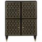 Preview: Beistellschrank 60x33x75 cm Massivholz Mango
