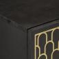 Preview: Beistellschrank 40x33x75 cm Massivholz Mango