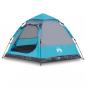 Preview: Campingzelt 4 Personen Blau Quick Release