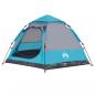 Preview: Campingzelt 4 Personen Blau Quick Release
