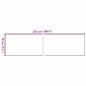 Preview: Balkon-Sichtschutze 5 Stk. Schwarz 255x19 cm Poly Rattan
