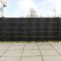 Preview: Balkon-Sichtschutze 5 Stk. Schwarz 255x19 cm Poly Rattan