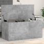 Preview: ARDEBO.de - Truhe Betongrau 100x42x46 cm Holzwerkstoff