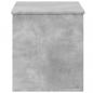 Preview: Truhe Betongrau 100x42x46 cm Holzwerkstoff