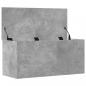 Preview: Truhe Betongrau 100x42x46 cm Holzwerkstoff