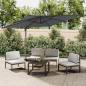 Preview: ARDEBO.de - LED-Ampelschirm Anthrazit 400x300 cm