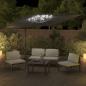 Preview: LED-Ampelschirm Anthrazit 400x300 cm