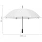 Preview: Regenschirm Weiß 130 cm 