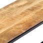 Preview: Esszimmerbank 120 cm Massives Raues Mangoholz