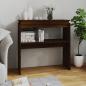 Preview: ARDEBO.de - Konsolentisch Braun Eichen-Optik 80x30x80 cm Holzwerkstoff