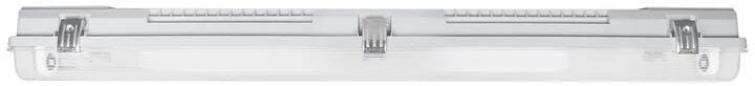 Preview: ARDEBO.de LEDVANCE DAMP PROOF HOUSING GEN 3 600 P 2XLAMP IP, Feuchtraumleuchten, T8-LED-Lampen, IP65, 220-240V, G13, grau (4099854118074)