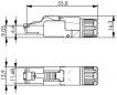 Preview: Telegärtner MFP8 IE T568B RJ45 Stecker Cat.6A (100023087)