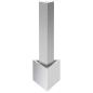 Preview: Gartenbrunnen Silbern 37,7x32,6x110 cm Edelstahl