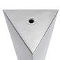 Preview: Gartenbrunnen Silbern 37,7x32,6x110 cm Edelstahl