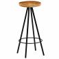 Preview: Barhocker 2 Stk. Massivholz Mango