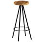 Preview: Barhocker 2 Stk. Massivholz Mango