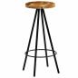 Preview: Barhocker 2 Stk. Massivholz Mango