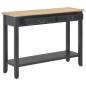 Preview: Konsolentisch Schwarz 110 x 35 x 80 cm Holz