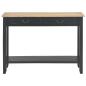 Preview: Konsolentisch Schwarz 110 x 35 x 80 cm Holz