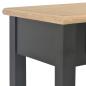 Preview: Konsolentisch Schwarz 110 x 35 x 80 cm Holz