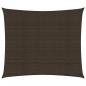 Preview: ARDEBO.de - Sonnensegel 160 g/m² Braun 2x2,5 m HDPE  