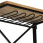 Preview: Traktor-Weinschrank Gelb 49x31x172 cm Mango Massivholz