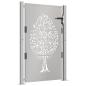 Preview: Gartentor 105x155 cm Cortenstahl Baum-Design