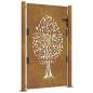 Preview: Gartentor 105x155 cm Cortenstahl Baum-Design