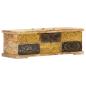 Preview: Couchtisch 100 x 50 x 35 cm Massivholz Mango