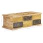 Preview: Couchtisch 100 x 50 x 35 cm Massivholz Mango