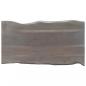 Preview: Couchtisch Lebendige Kanten Grau 115x60x40cm Massivholz Akazie