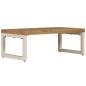 Preview: Couchtisch 100x50x35 cm Mango Massivholz und Stahl