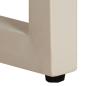Preview: Couchtisch 100x50x35 cm Mango Massivholz und Stahl