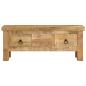Preview: Couchtisch 90 x 45 x 35 cm Massivholz Mango