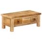 Preview: Couchtisch 90 x 45 x 35 cm Massivholz Mango