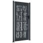 Preview: Gartentor Anthrazit 105x180 cm Stahl Bambus-Design