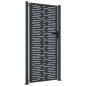 Preview: Gartentor Anthrazit 105x180 cm Stahl Quadratisches Design