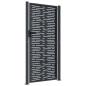 Preview: Gartentor Anthrazit 105x180 cm Stahl Quadratisches Design
