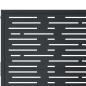 Preview: Gartentor Anthrazit 105x180 cm Stahl Quadratisches Design