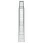 Preview: Gabionen mit Hochbogen 7 Stk. 400x30x180/200cm Verzinktes Eisen