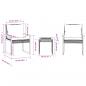 Preview: 3-tlg. Bistro-Set mit Kissen Beige Poly Rattan Akazienholz