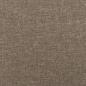 Preview: Bettgestell mit Kopfteil Taupe 120x190 cm Stoff