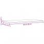 Preview: Tischplatten 2 Stk. 90x45x1,7 cm Rechteckig Massivholz Kiefer