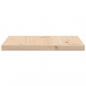Preview: Tischplatte 40x40x2,5 cm Quadratisch Massivholz Kiefer