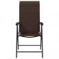 Preview: Gartenstühle 8 Stk. Klappbar Braun Poly Rattan