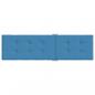 Preview: Liegestuhl-Auflage Melange Blau (75+105)x50x3 cm Stoff