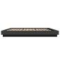 Preview: Bettgestell mit LED Schwarz 180x200 cm Holzwerkstoff